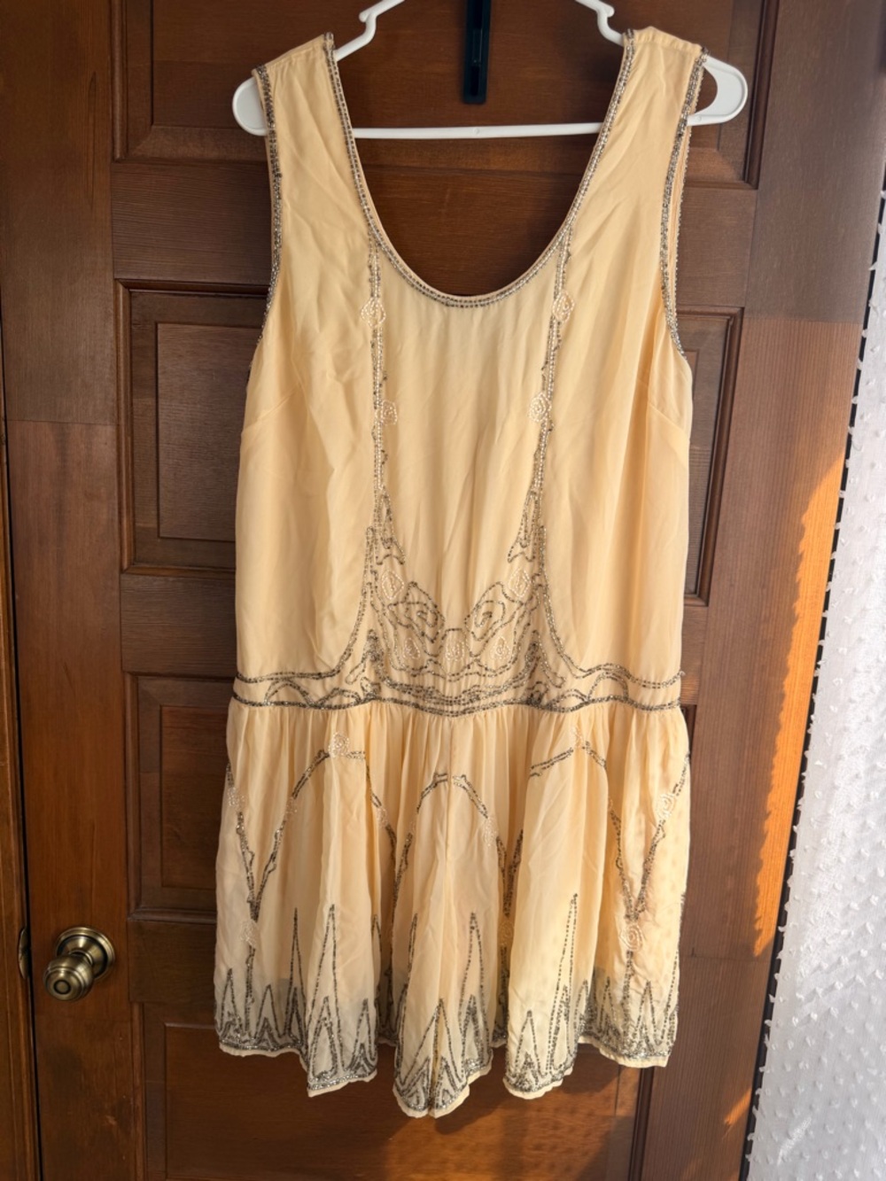 By Anthropologie Sleeveless Embellished Romper - Picture 3 of 11